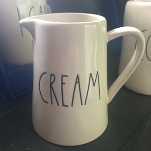 Rae Dunn Cream small pitcher